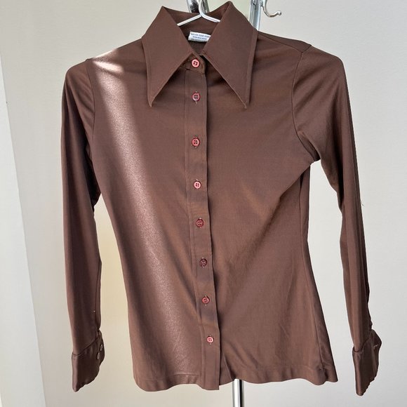 Authentic Woman's Seventies Shirt - Vintage - Picture 1 of 6